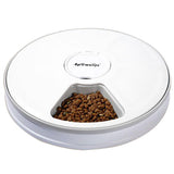 Smart Automatic Pet Feeder With Voice Record Stainless Steel Lcd
